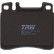 Brake Pad Set, disc brake GDB1122 TRW, Thumbnail 4