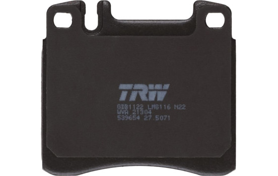 Brake Pad Set, disc brake GDB1122 TRW, Image 4