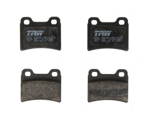 Brake Pad Set, disc brake GDB1124 TRW