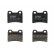 Brake Pad Set, disc brake GDB1124 TRW