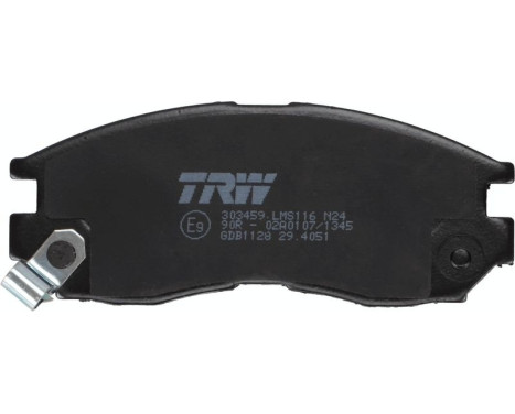Brake Pad Set, disc brake GDB1128 TRW, Image 4