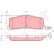 Brake Pad Set, disc brake GDB1138 TRW