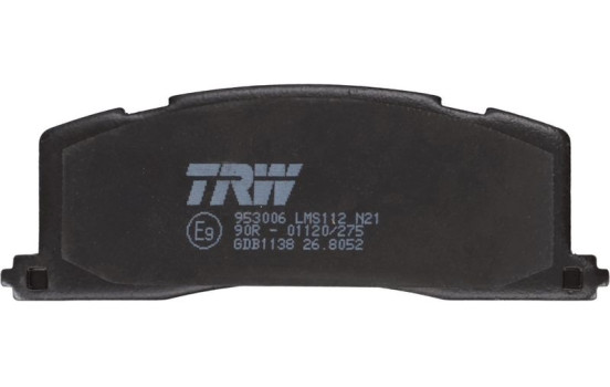 Brake Pad Set, disc brake GDB1138 TRW, Image 4
