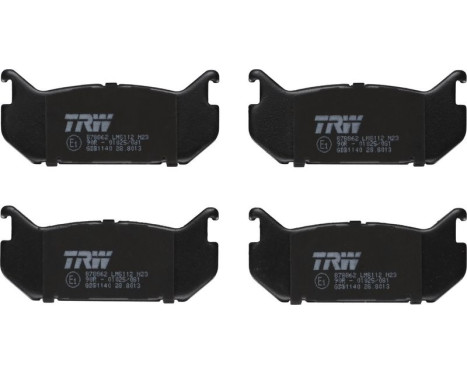 Brake Pad Set, disc brake GDB1140 TRW, Image 2