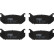 Brake Pad Set, disc brake GDB1140 TRW, Thumbnail 2