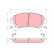 Brake Pad Set, disc brake GDB1142 TRW, Thumbnail 2