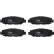 Brake Pad Set, disc brake GDB1185 TRW, Thumbnail 2