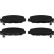 Brake Pad Set, disc brake GDB1185 TRW, Thumbnail 3