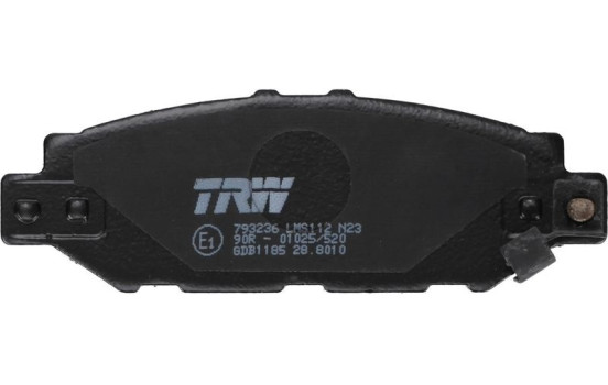 Brake Pad Set, disc brake GDB1185 TRW, Image 4