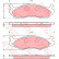 Brake Pad Set, disc brake GDB1207 TRW