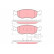 Brake Pad Set, disc brake GDB1208 TRW, Thumbnail 2