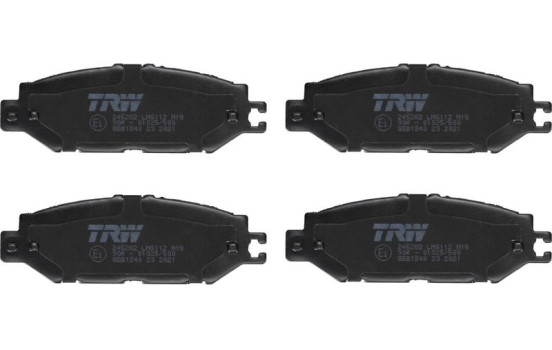 Brake Pad Set, disc brake GDB1240 TRW, Image 2