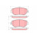 Brake Pad Set, disc brake GDB1241 TRW, Thumbnail 2