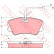 Brake Pad Set, disc brake GDB1251 TRW