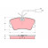 Brake Pad Set, disc brake GDB1251 TRW, Thumbnail 2