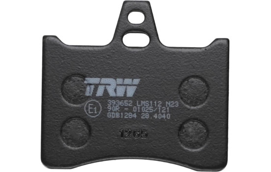 Brake Pad Set, disc brake GDB1284 TRW, Image 4
