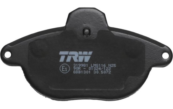 Brake Pad Set, disc brake GDB1301 TRW, Image 4