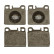 Brake Pad Set, disc brake GDB1331 TRW, Thumbnail 3