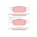 Brake Pad Set, disc brake GDB1341 TRW, Thumbnail 2