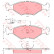 Brake Pad Set, disc brake GDB1347 TRW