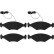 Brake Pad Set, disc brake GDB1347 TRW, Thumbnail 3