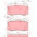 Brake Pad Set, disc brake GDB1359 TRW