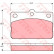 Brake Pad Set, disc brake GDB138 TRW