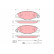 Brake Pad Set, disc brake GDB1410 TRW, Thumbnail 2