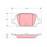 Brake Pad Set, disc brake GDB1412 TRW, Thumbnail 2