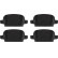 Brake Pad Set, disc brake GDB1412 TRW, Thumbnail 3