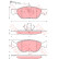 Brake Pad Set, disc brake GDB1486 TRW