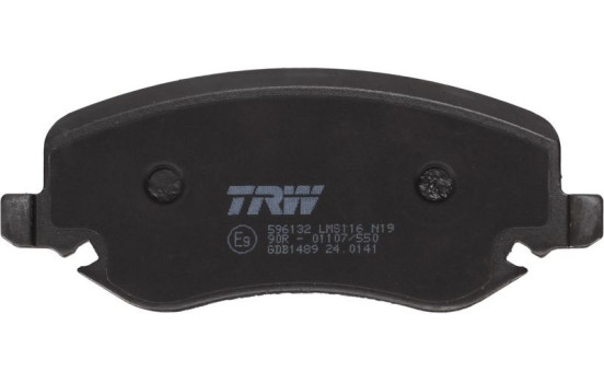 Brake Pad Set, disc brake GDB1489 TRW, Image 4