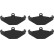 Brake Pad Set, disc brake GDB1494 TRW, Thumbnail 3