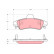 Brake Pad Set, disc brake GDB1580 TRW, Thumbnail 2