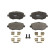 Brake Pad Set, disc brake GDB1592 TRW