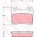 Brake Pad Set, disc brake GDB1639 TRW