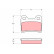 Brake Pad Set, disc brake GDB1639 TRW, Thumbnail 2