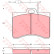 Brake Pad Set, disc brake GDB165 TRW