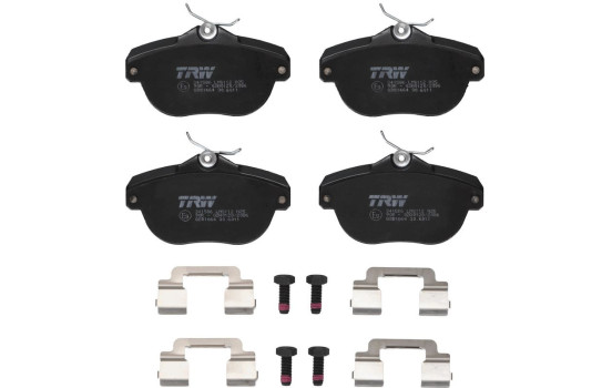 Brake Pad Set, disc brake GDB1664 TRW, Image 2