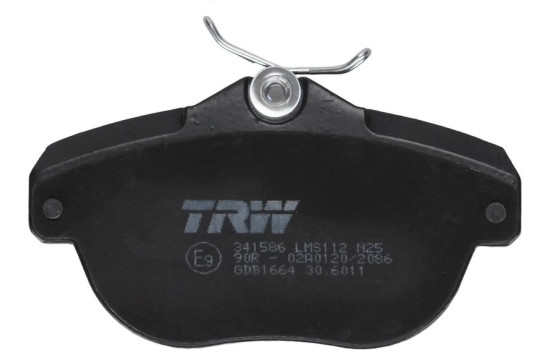 Brake Pad Set, disc brake GDB1664 TRW, Image 4