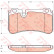 Brake Pad Set, disc brake GDB1711 TRW