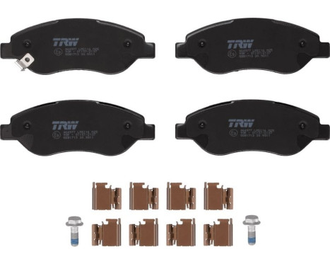 Brake Pad Set, disc brake GDB1713 TRW, Image 2