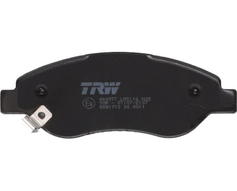 Brake Pad Set, disc brake GDB1713 TRW, Image 4