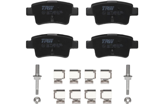 Brake Pad Set, disc brake GDB1714 TRW, Image 2