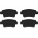 Brake Pad Set, disc brake GDB1714 TRW, Thumbnail 3