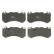 Brake Pad Set, disc brake GDB1734 TRW