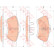 Brake Pad Set, disc brake GDB1752 TRW