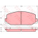 Brake Pad Set, disc brake GDB179 TRW, Thumbnail 2