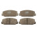 Brake Pad Set, disc brake GDB179 TRW