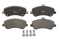 Brake Pad Set, disc brake GDB1798 TRW